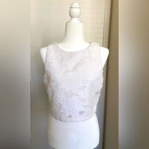 Forever21 white crop top